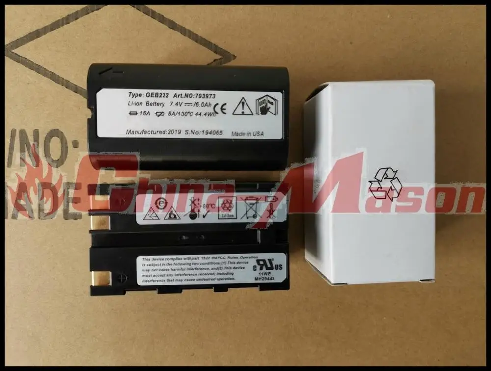 SANYO Cells, High quality and 100% Brand-new Replacement Battery for GEB222 battery, 7.4V 6000mAh, Manufactured in 2019
SANYO Cells, High quality and 100% Brand-new Replacement Battery for GEB222 battery, 7.4V 6000mAh, Manufactured in 2019