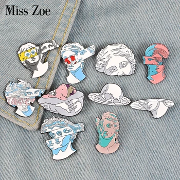 Amazing Art Enamel Pins Split Head Sculpture Badges Custom Brooches Cartoon Sponge Patrick Bag Clothes Lapel Pin Jewelry Gift
Amazing Art Enamel Pins Split Head Sculpture Badges Custom Brooches Cartoon Sponge Patrick Bag Clothes Lapel Pin Jewelry Gift