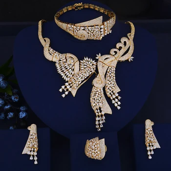 GODKI Super Luxury Geometry African 4pcs Bridal Zircon Jewelry Sets For Women Wedding Dubai Nigeria Crystal Party Jewelry Set
GODKI Super Luxury Geometry African 4pcs Bridal Zircon Jewelry Sets For Women Wedding Dubai Nigeria Crystal Party Jewelry Set