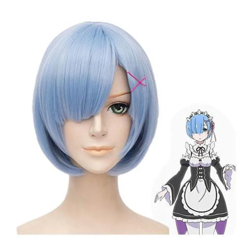 REM cosplay wig or RAM cosplay wigs Re:Zero Starting Life in Another World Costume play Halloween costumes
REM cosplay wig or RAM cosplay wigs Re:Zero Starting Life in Another World Costume play Halloween costumes