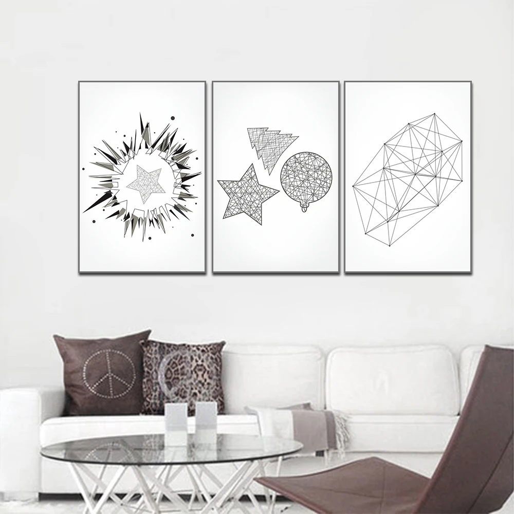 Geometrical Living Room Decoration Murals Pentagram Canvas Painting Minimalist Home Wall Art Posters And Prints
Geometrical Living Room Decoration Murals Pentagram Canvas Painting Minimalist Home Wall Art Posters And Prints