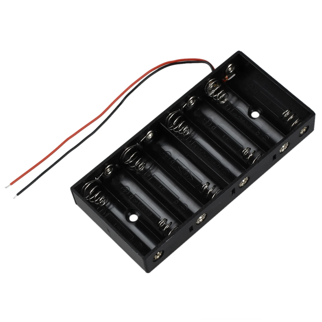 Новый пластиковый 8X1 5 в AA 2A держатель для аккумулятора Стандартный ящик хранения