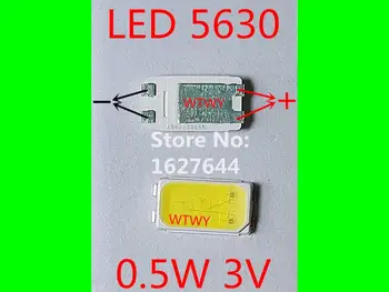 50pcs For LG LED LCD TV Backlight Application LED 5630 LED Backlight TV High Power 0.5W 3V Cool white LED Backlight
50pcs For LG LED LCD TV Backlight Application LED 5630 LED Backlight TV High Power 0.5W 3V Cool white LED Backlight