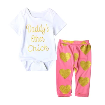 Fashion Baby Girls Clothing Sets Summer Newborn Infant Girl Jumpsuit Shirt + Heart Printed Pants Suits Outfits Baby Clothes
Fashion Baby Girls Clothing Sets Summer Newborn Infant Girl Jumpsuit Shirt + Heart Printed Pants Suits Outfits Baby Clothes
