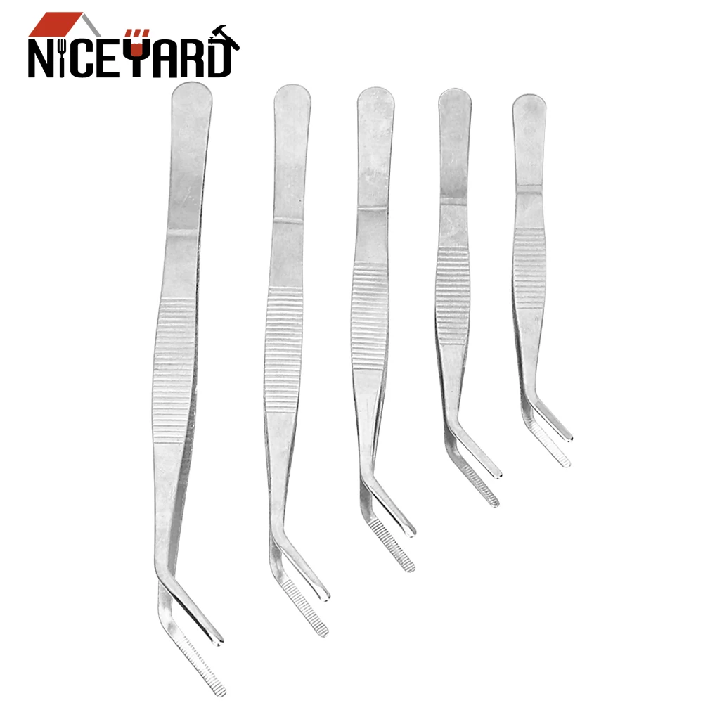 NICEYARD Elbow Tweezers Anti-static Hand Tool Clear Clip Tool 12.5cm/14cm/16cm/18cm/20cm Stainless Steel
NICEYARD Elbow Tweezers Anti-static Hand Tool Clear Clip Tool 12.5cm/14cm/16cm/18cm/20cm Stainless Steel