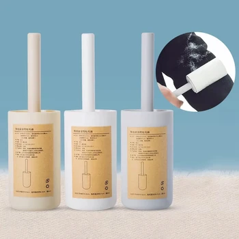 Tearable roll paper clothes sticky hair clothing sticky hair brush household artifact sticky hair roller with base pet hair
Tearable roll paper clothes sticky hair clothing sticky hair brush household artifact sticky hair roller with base pet hair