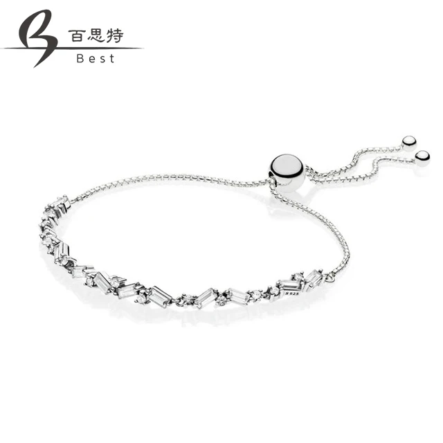 BEST 100% 925 Sterling Silver 597558CZ Glacial Beauty Sliding Bracelet Charming Original DIY Jewelry
BEST 100% 925 Sterling Silver 597558CZ Glacial Beauty Sliding Bracelet Charming Original DIY Jewelry