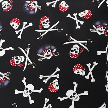 50x120cm Vintage Brand Black Skull Pirate & Sword Printed Cotton Spandex Fabric For DIY Sewing Quilting Bedding Clothing
50x120cm Vintage Brand Black Skull Pirate & Sword Printed Cotton Spandex Fabric For DIY Sewing Quilting Bedding Clothing