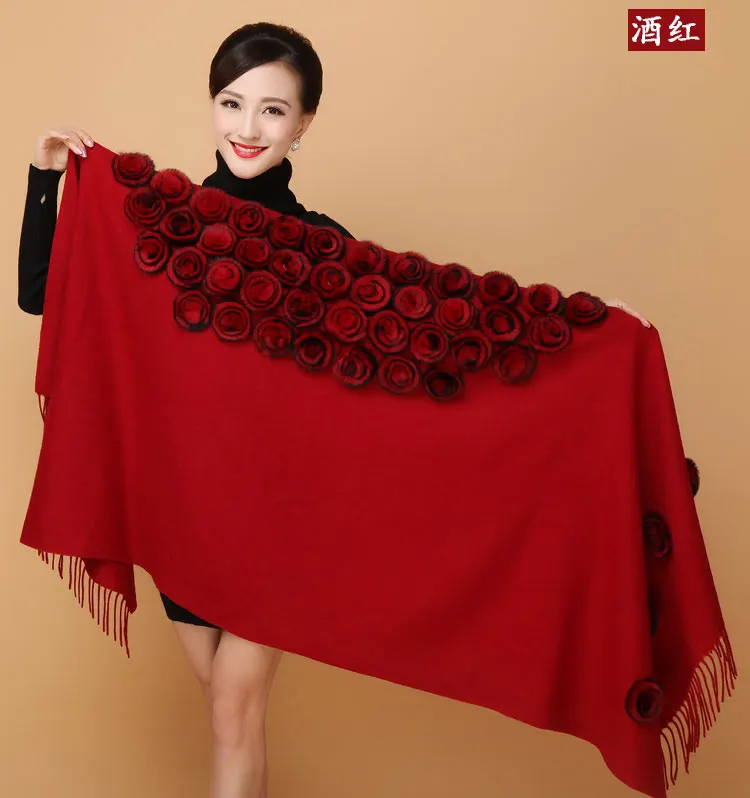 winter shawl scarf women (9)