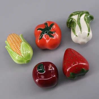 New 5 Pcs Cartoon Fruit Vegetable Hand Painted Kitchen Cupboard Cabinet Door Knob Kid's Room Wardrobe Drawer Ceramic Pull
New 5 Pcs Cartoon Fruit Vegetable Hand Painted Kitchen Cupboard Cabinet Door Knob Kid's Room Wardrobe Drawer Ceramic Pull