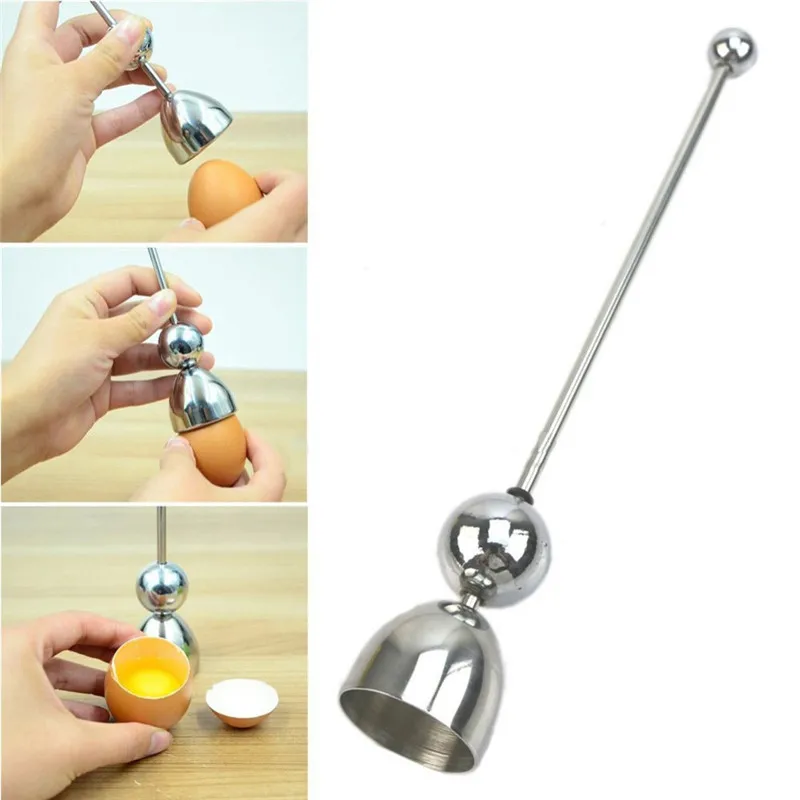 Egg Topper Cutter, Eggshell Cracker Opener, Stainless Steel Kitchen Tool for Soft Hard Boiled Eggs, Egg Shell Removing Opening
Egg Topper Cutter, Eggshell Cracker Opener, Stainless Steel Kitchen Tool for Soft Hard Boiled Eggs, Egg Shell Removing Opening
