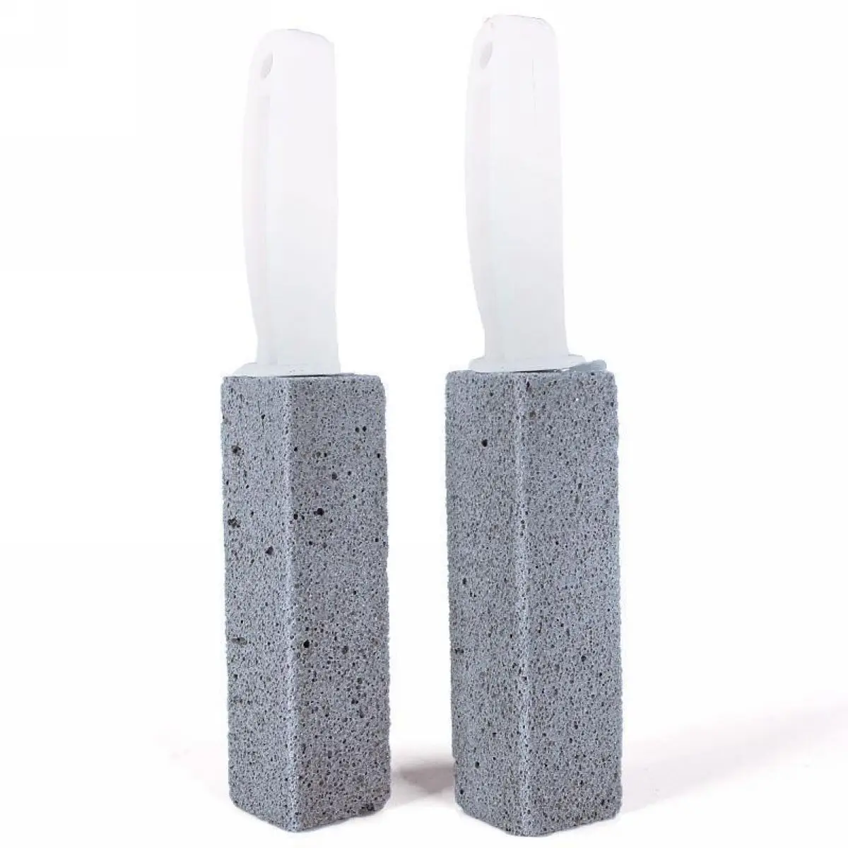 1/2pcs Portable Pumice Stone Water Toilet Bowl Cleaner Brush Wand Tile Sinks Bathtubs 360 Degrees Cleaning Tool 2019 new