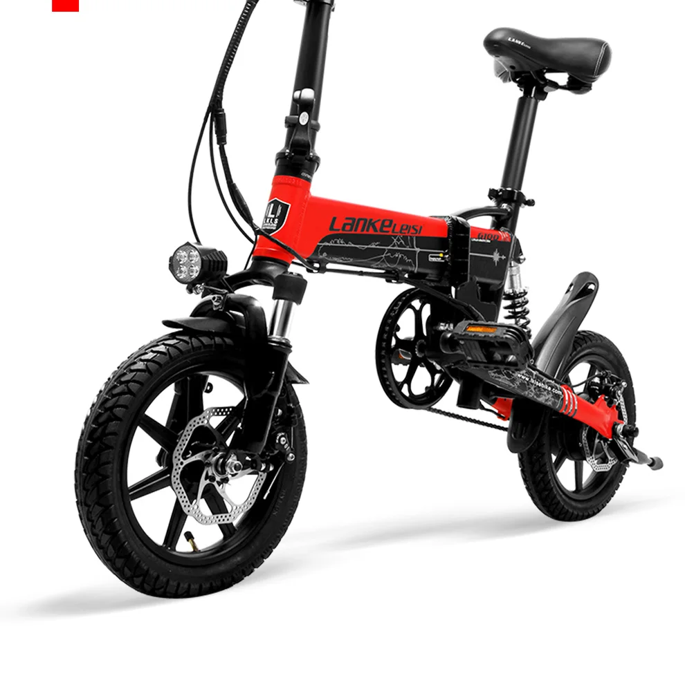 Sale Electric bicycle to help travel small lithium battery new generation driving battery folding electric bicycle 14 inch mini bicyc 28