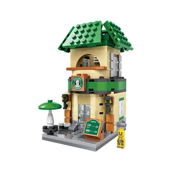 Mini Street City shop Building Blocks kids toys Convenient Store Coffee Shop Model kit Bricks Educational Toys for Children gift
Mini Street City shop Building Blocks kids toys Convenient Store Coffee Shop Model kit Bricks Educational Toys for Children gift