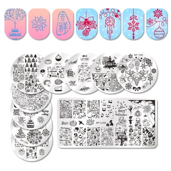 BORN PRETTY 1Pc Halloween Stamping Plate Xmas Cake Star Jingle Bell Nail Art Image Plate
BORN PRETTY 1Pc Halloween Stamping Plate Xmas Cake Star Jingle Bell Nail Art Image Plate
