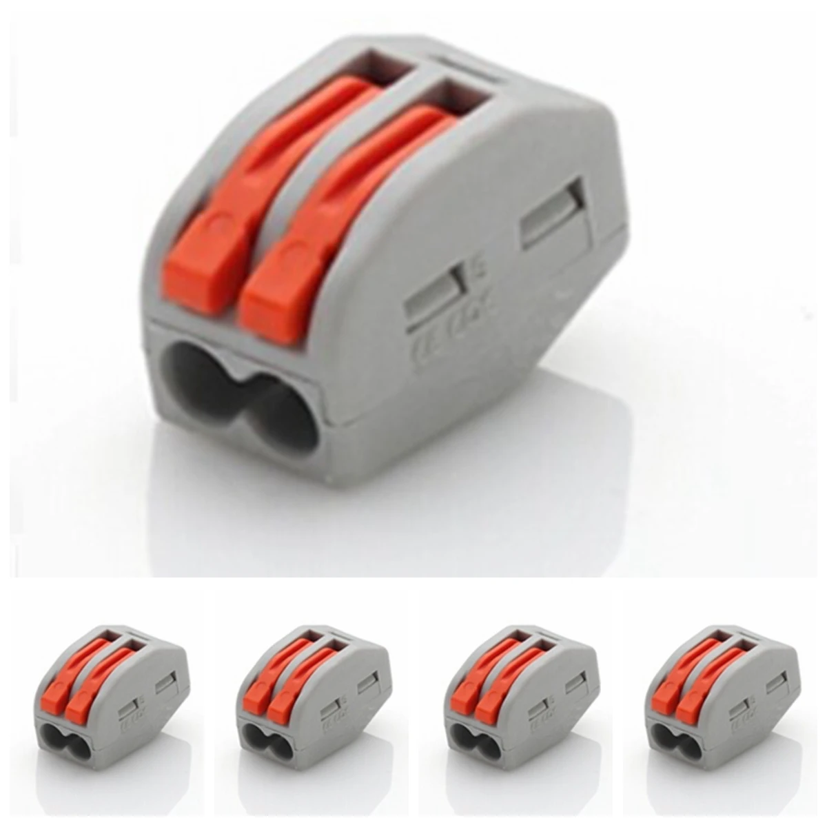 YT 10PCS PCT-212 0.08-2.5mm2 Universal Compact Electric Wire Wiring Connector 2 Way Conductor Terminal Block Lever Kit
YT 10PCS PCT-212 0.08-2.5mm2 Universal Compact Electric Wire Wiring Connector 2 Way Conductor Terminal Block Lever Kit