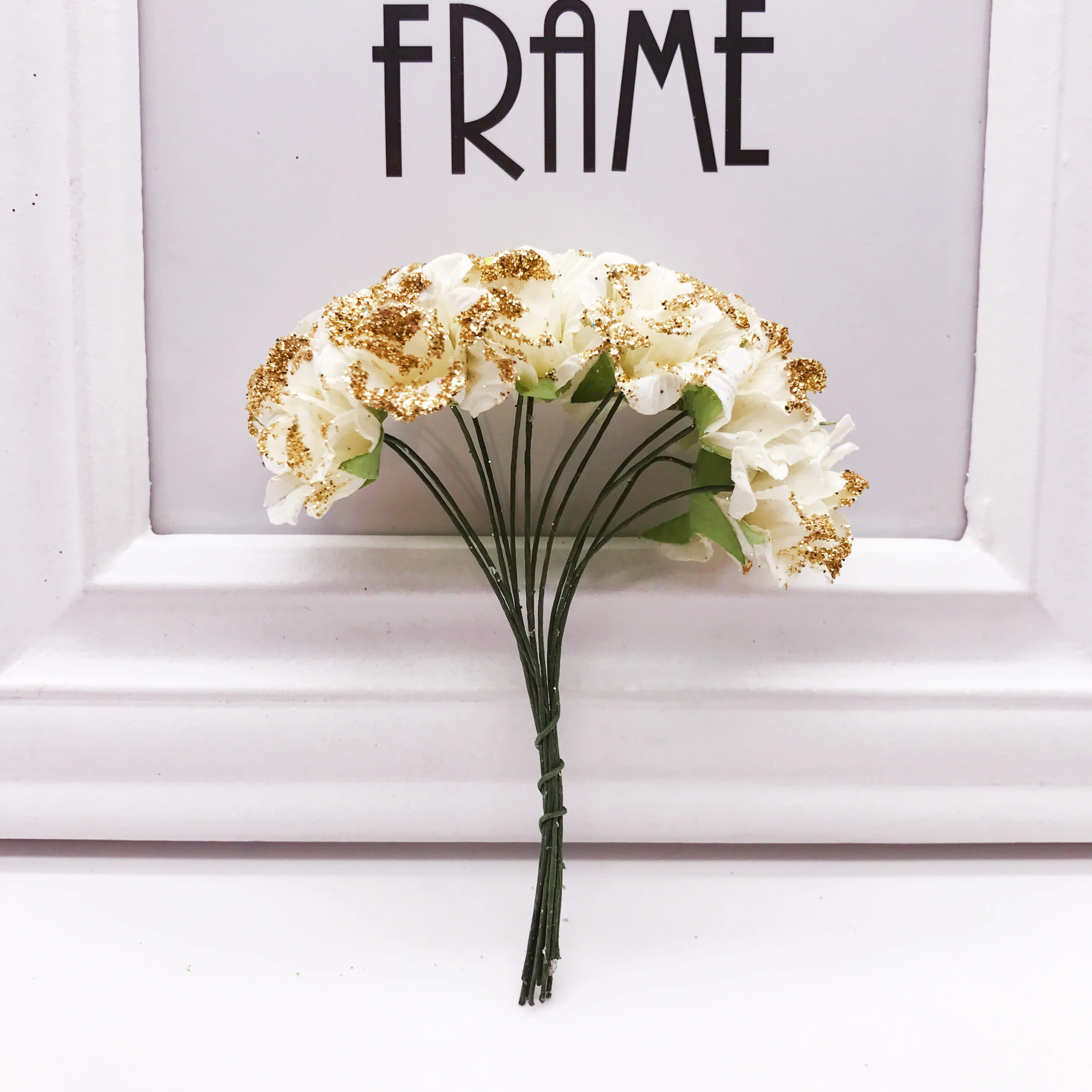 12pcs/lot Artificial Flower Gold powder Paper Rose Handmade For Wedding Decoration DIY Wreath Gift Scrapbooking Craft Fake Flowe
12pcs/lot Artificial Flower Gold powder Paper Rose Handmade For Wedding Decoration DIY Wreath Gift Scrapbooking Craft Fake Flowe