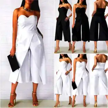 Fashion Women Ladies Summer Casual Strapless Playsuit Party Jumpsuit Clubwear Romper Trousers
Fashion Women Ladies Summer Casual Strapless Playsuit Party Jumpsuit Clubwear Romper Trousers