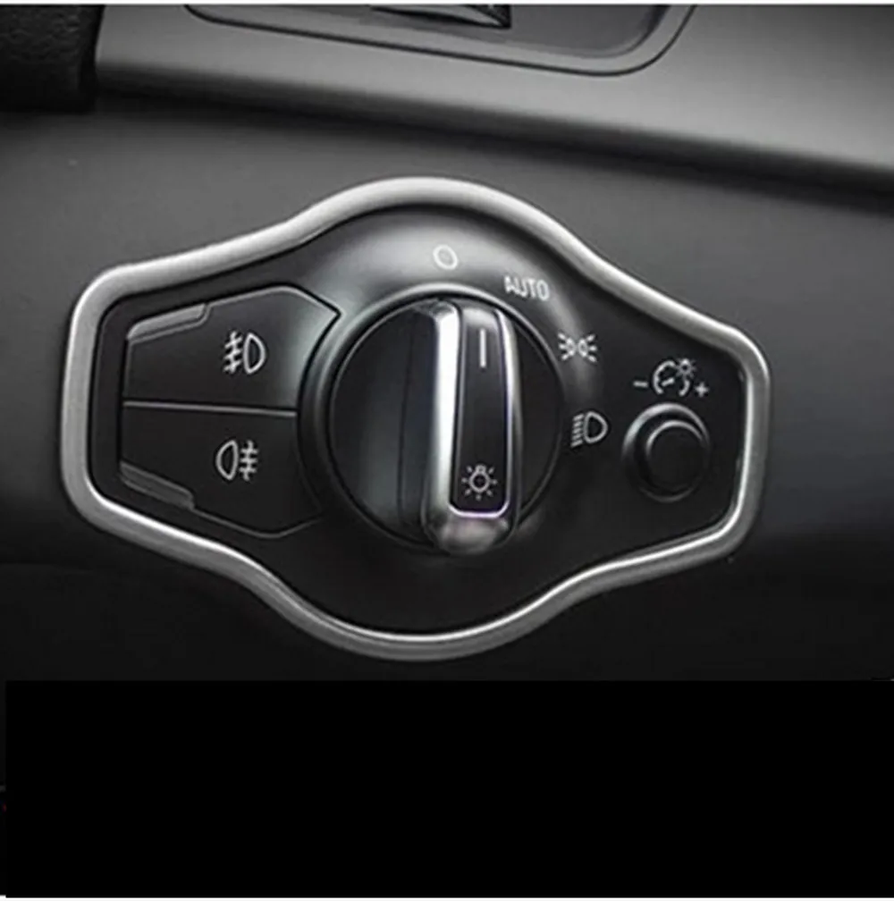 Car styling Car stainless steel Interior Headlight Switch Button Cover Trim 3D sticker For Audi A4 A5 Q5
Car styling Car stainless steel Interior Headlight Switch Button Cover Trim 3D sticker For Audi A4 A5 Q5