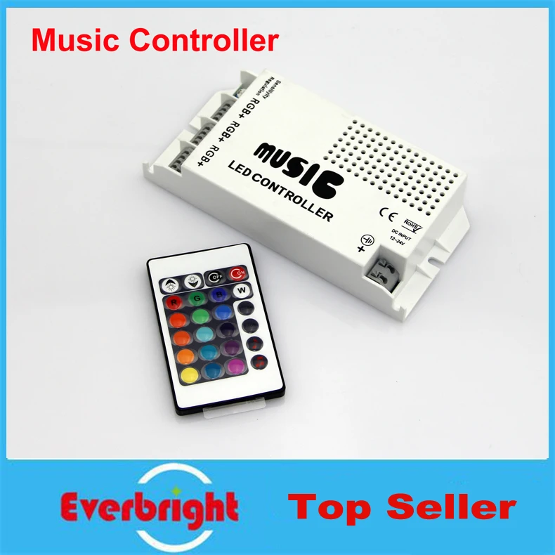 100 pcs/lot 24 Keys Wireless IR Remote Control LED Music Sound Control RGB led Controller 12-24V Dimmer for RGB LED Strips
100 pcs/lot 24 Keys Wireless IR Remote Control LED Music Sound Control RGB led Controller 12-24V Dimmer for RGB LED Strips