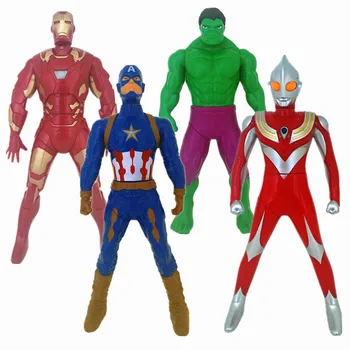 The 18cm ultraman captain America iron man hands the avengers character model joint is removable, turning 360 to
The 18cm ultraman captain America iron man hands the avengers character model joint is removable, turning 360 to