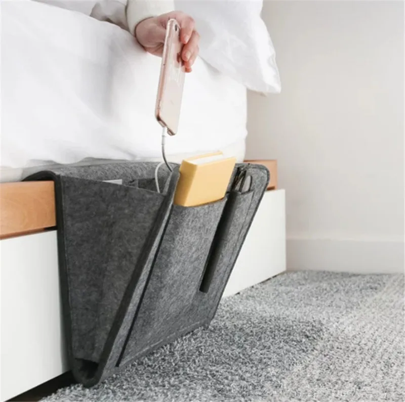 Christmas Grey Bed Storage Pockets Felt Bedside Hanging Storage Organizer Holder with 2 Inner Pockets for Bed Table Sofa
Christmas Grey Bed Storage Pockets Felt Bedside Hanging Storage Organizer Holder with 2 Inner Pockets for Bed Table Sofa
