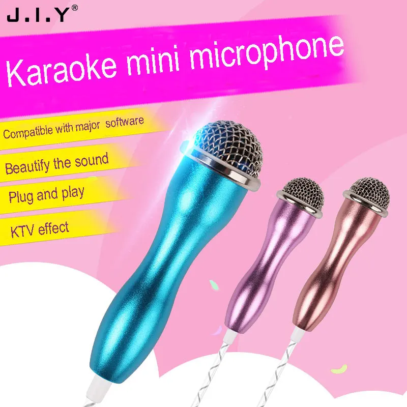 JIY Luxury Wired Condenser Microphone in ear monitor studio Mini Phone microphone audio mixer with earphones for app karaoke MIC
JIY Luxury Wired Condenser Microphone in ear monitor studio Mini Phone microphone audio mixer with earphones for app karaoke MIC