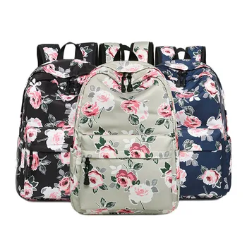 3PCS / LOT Fashion Waterproof Nylon Women Backpack Flower Printing Female School Rucksack Young Girls Laptop Bagpack
3PCS / LOT Fashion Waterproof Nylon Women Backpack Flower Printing Female School Rucksack Young Girls Laptop Bagpack