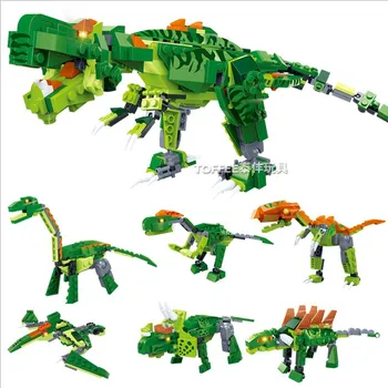6 IN 1 Tyrannosaurus Rex GUDI Building Toys 2 change Model Mech Robot Dinosaur Building Blocks 472ps Educational Kids Toys Gift
6 IN 1 Tyrannosaurus Rex GUDI Building Toys 2 change Model Mech Robot Dinosaur Building Blocks 472ps Educational Kids Toys Gift