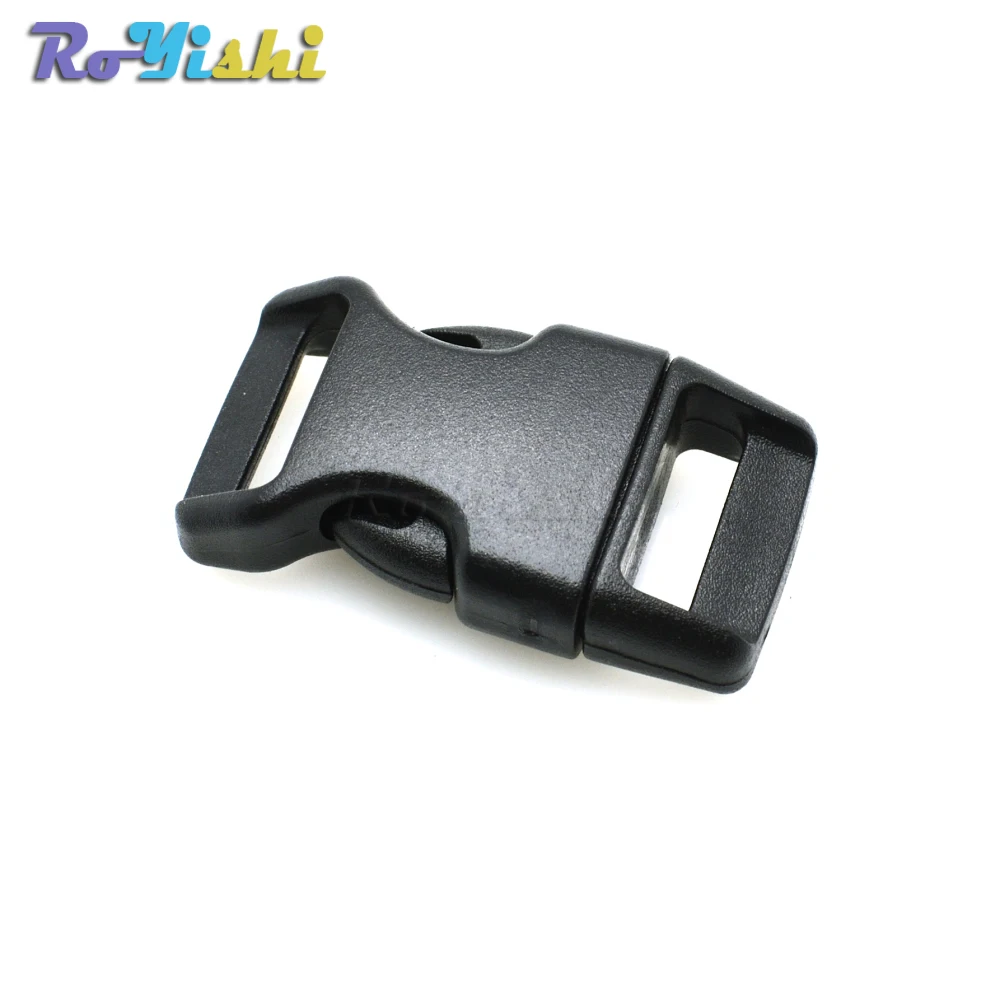 100pcs/pack 5/8"(15.8mm)Contoured Curved For Paracord Bracelet & Dog Harness Plastic Buckle Black Backpack Straps Webbing
100pcs/pack 5/8"(15.8mm)Contoured Curved For Paracord Bracelet & Dog Harness Plastic Buckle Black Backpack Straps Webbing