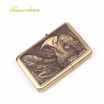 Fashion Retro Metal Kerosene Oil Lighter Fire Unique Gasoline Windproof Refillable Cigarette Lighter Man Gadgets Best gift
Fashion Retro Metal Kerosene Oil Lighter Fire Unique Gasoline Windproof Refillable Cigarette Lighter Man Gadgets Best gift
