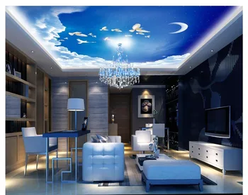 Custom 3d ceiling wallpaper Sky mural HD aesthetic romantic night sky stars cloud bar living room ceiling mural decoration
Custom 3d ceiling wallpaper Sky mural HD aesthetic romantic night sky stars cloud bar living room ceiling mural decoration