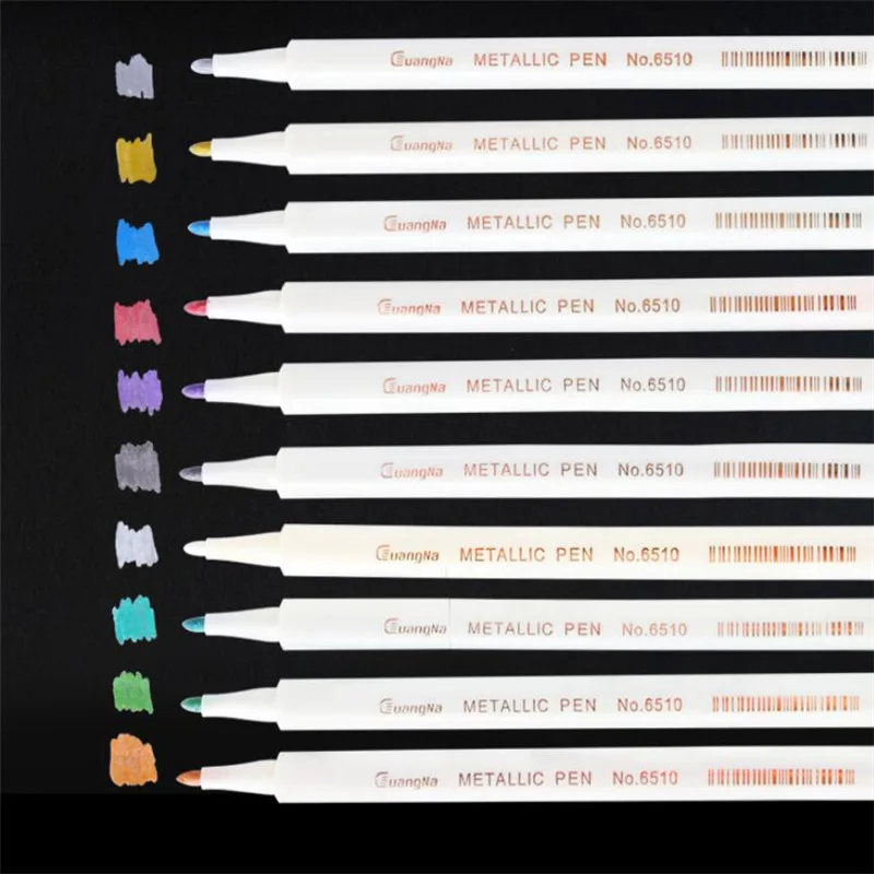10 Pcs/Box Drawing Painting Marker Pens DIY Metal Waterproof Permanent Paint Marker Pens 1MM Student Supplies Craftwork Pen
10 Pcs/Box Drawing Painting Marker Pens DIY Metal Waterproof Permanent Paint Marker Pens 1MM Student Supplies Craftwork Pen