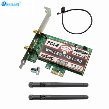Netcosy 300M PCI-E X16 X1 2.4/5GHz Wireless Desktop WIFI WLAN Card With Bluetooth
Netcosy 300M PCI-E X16 X1 2.4/5GHz Wireless Desktop WIFI WLAN Card With Bluetooth
