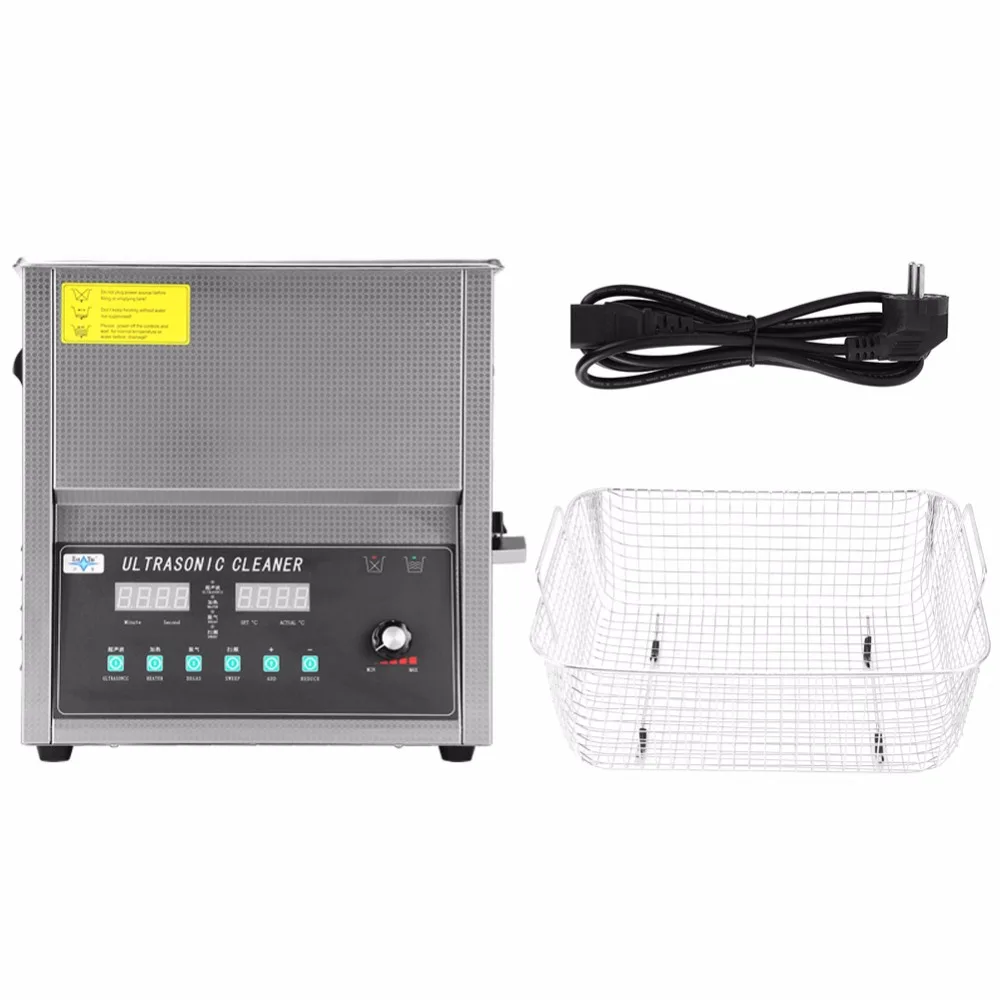 10L Upgraded Version Of High Performance Stainless Steel Industry Ultrasonic Cleaner Heated Cleaning Tank Machine Tools
10L Upgraded Version Of High Performance Stainless Steel Industry Ultrasonic Cleaner Heated Cleaning Tank Machine Tools