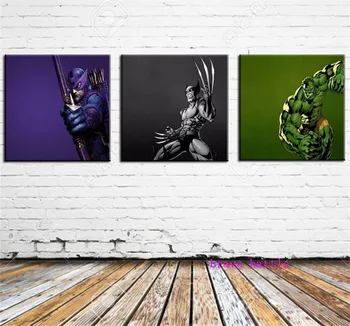 Justice League Hulk Wolverine 3 Pieces Canvas Painting Print Living Room Home Decor Modern Wall Art Oil Painting
Justice League Hulk Wolverine 3 Pieces Canvas Painting Print Living Room Home Decor Modern Wall Art Oil Painting
