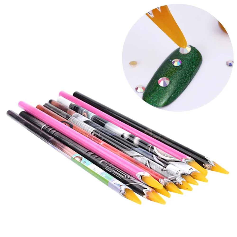 2Pcs/lot Nail Art Dotting Tools Rhinestones Gems Picking Crystal Random Color Wax Pencil Nail Art Pen Manicure Decoration Tools
2Pcs/lot Nail Art Dotting Tools Rhinestones Gems Picking Crystal Random Color Wax Pencil Nail Art Pen Manicure Decoration Tools