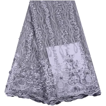 Latest African Lace Fabric 2018 High Quality Gray Lace Fabric With Beaded Nigerian Tulle Mesh Lace Fabric For Woman Dress Y1423
Latest African Lace Fabric 2018 High Quality Gray Lace Fabric With Beaded Nigerian Tulle Mesh Lace Fabric For Woman Dress Y1423