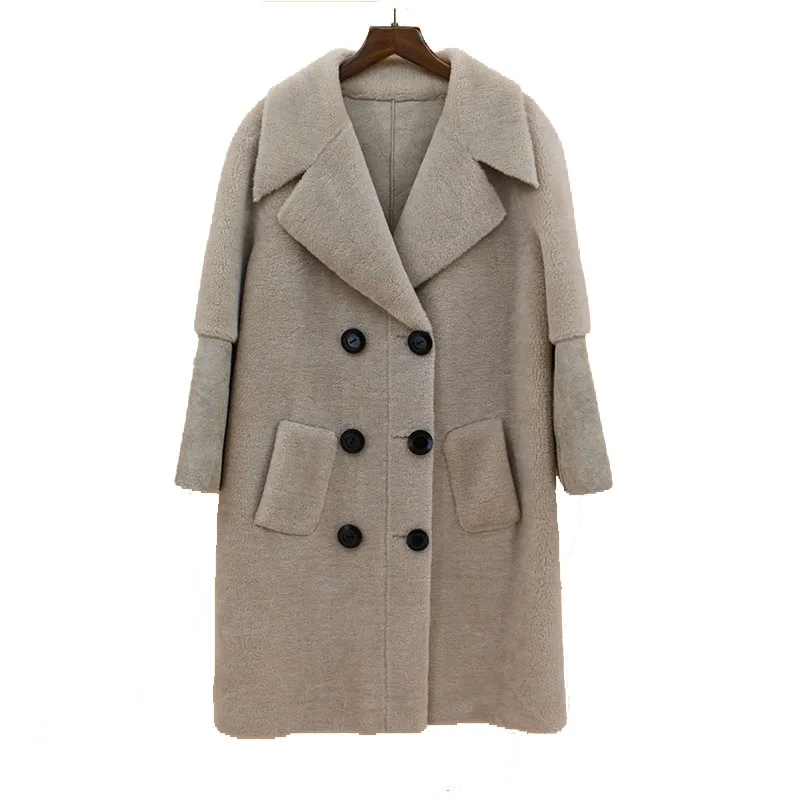 2018 new arrival women natural sheep fur coat big size turn down collar fashion lady elegant outwear jackets leather lining coat
2018 new arrival women natural sheep fur coat big size turn down collar fashion lady elegant outwear jackets leather lining coat