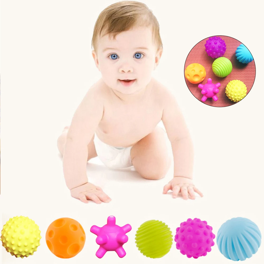 4/6pcs Textured Multi Ball Set Develop Baby's Tactile Senses Toy Baby Touch Hand Ball Toys Baby Training Ball Massage Soft Ball
4/6pcs Textured Multi Ball Set Develop Baby's Tactile Senses Toy Baby Touch Hand Ball Toys Baby Training Ball Massage Soft Ball