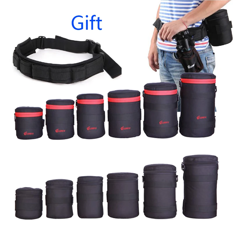 High quality Camera Lens Pouch Waterproof Case Polyester Soft Bag SLR DSLR Xtreme Box Photography Belt for Canon Sony Nikon
High quality Camera Lens Pouch Waterproof Case Polyester Soft Bag SLR DSLR Xtreme Box Photography Belt for Canon Sony Nikon