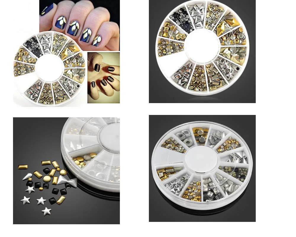 50% OFF 3Colors Rivet Nail Art Decoration Silver/Gold/black Rivet Metallic Studs Nail Art Decoration Round Wheel
50% OFF 3Colors Rivet Nail Art Decoration Silver/Gold/black Rivet Metallic Studs Nail Art Decoration Round Wheel