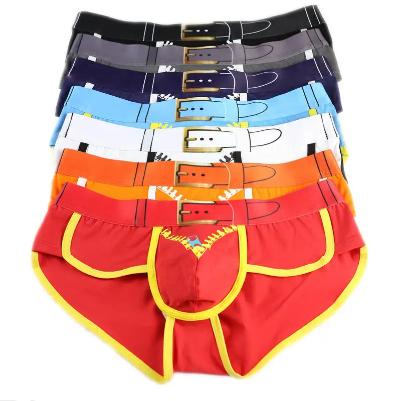 7Pcs/Lot Men's Printing Underwear Briefs Sexy Designed 3D Printed Zipper Belt Underpants Panties Bulge Pouch Triangle Pants Hot
7Pcs/Lot Men's Printing Underwear Briefs Sexy Designed 3D Printed Zipper Belt Underpants Panties Bulge Pouch Triangle Pants Hot