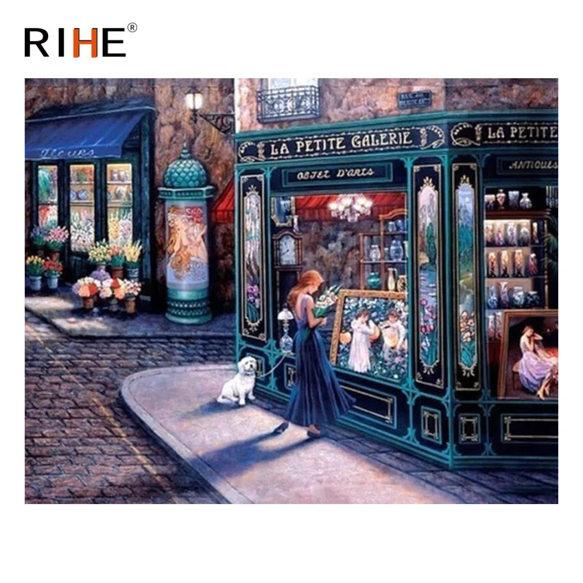 RIHE Street Girl Oil Painting By Numbers Store Cuadros Decoracion Acrylic Paint On Canvas For Artwork Modern Coloring By Numbers
RIHE Street Girl Oil Painting By Numbers Store Cuadros Decoracion Acrylic Paint On Canvas For Artwork Modern Coloring By Numbers