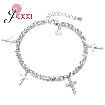 Personality Cross Shape Design Bracelets For Women Ladies 925 Pure Sterling Silver Crystal Lively Occasion Style Wholesale
Personality Cross Shape Design Bracelets For Women Ladies 925 Pure Sterling Silver Crystal Lively Occasion Style Wholesale