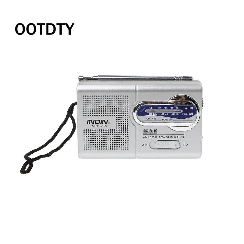 BC-R119 Portable Mini Radio 2-Band AM FM World Receiver Retractable Antenna DC 3V
BC-R119 Portable Mini Radio 2-Band AM FM World Receiver Retractable Antenna DC 3V