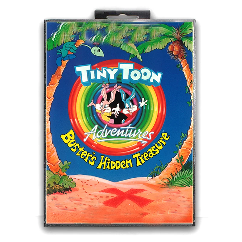 Tiny Toon Adventures Busters Hidden Treasure with Box for 16 bit Sega MD Game Card for Mega Drive for Genesis Video Console
Tiny Toon Adventures Busters Hidden Treasure with Box for 16 bit Sega MD Game Card for Mega Drive for Genesis Video Console