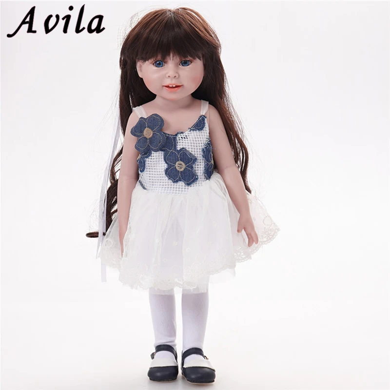 18 Inch American Dolls Handmade BJD Doll Reborn Babies Toys for Children with soft body Dolls for Girls Birthday Gifts Juguetes
18 Inch American Dolls Handmade BJD Doll Reborn Babies Toys for Children with soft body Dolls for Girls Birthday Gifts Juguetes