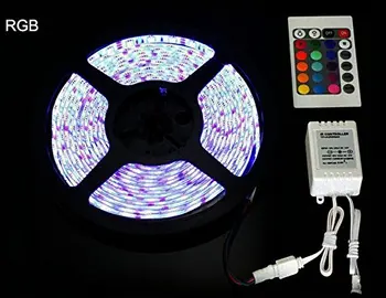 5m/pcs RGB 3528 LED strip DC12V Led light 300leds waterproof Light Flexible Ribbon Tape 24 Key controller
5m/pcs RGB 3528 LED strip DC12V Led light 300leds waterproof Light Flexible Ribbon Tape 24 Key controller