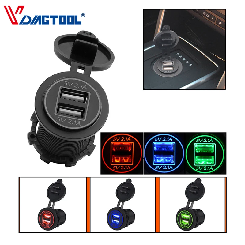 2018 Car Charger USB 12/24V Black Waterproof Auto Car Cigarette Lighter Socket Car Dual USB Socket for iphone 7 plus For iphone
2018 Car Charger USB 12/24V Black Waterproof Auto Car Cigarette Lighter Socket Car Dual USB Socket for iphone 7 plus For iphone